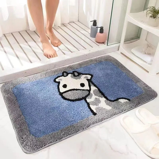 Ins Cherry Toilet Carpet Bathroom Absorbent Floor Mat