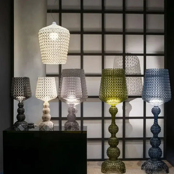 Italian Design LED Floor Lamps Creative Hollow Acrylic Standing Light Living Room Bedroom Decor Lighting Fixtures
