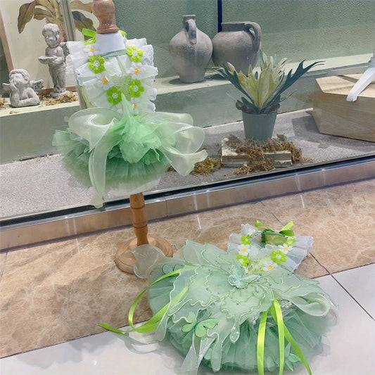 Summer Pet Dog Wedding Princess Clothes Pet Dog Dress For Dogs Skirt Summer York chihuahua poodle For Dogs Skirts party Dresses