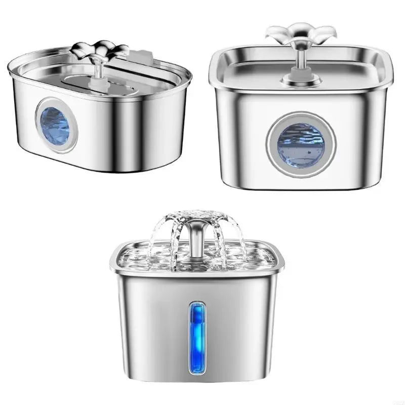 2.6L/88oz Electric Water Dispenser Automatic Pet Watering Bowl Drinking Fountain Water Fountain Cats Dog Watering Supply