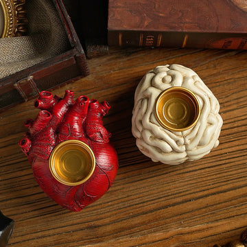 Heart Brain Spine Sculpture Ornament Halloween New Ornament Horror Decoration Resin Crafts Holiday Decoration