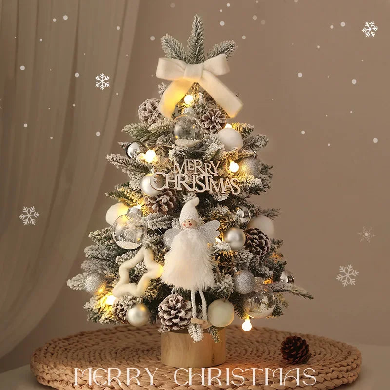 Christmas Tree Set Small Home Desktop Ornaments Popular Creative DIY Decoration Mini Nobel Pine Christmas Ornaments