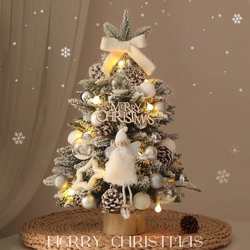 Christmas Tree Set Small Home Desktop Ornaments Popular Creative DIY Decoration Mini Nobel Pine Christmas Ornaments