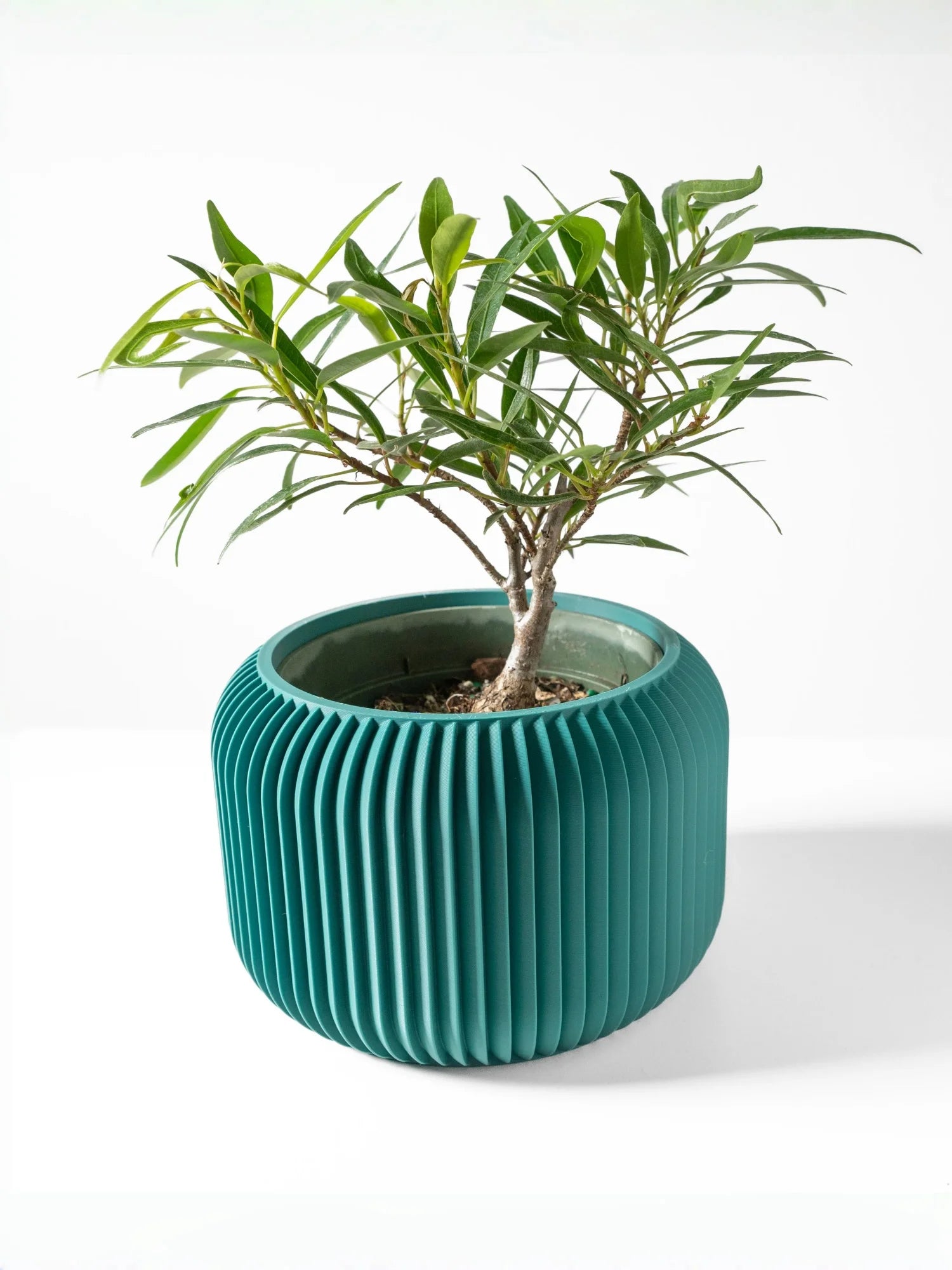 Modern Minimalist 3D Printed Plant Pot – Biodegradable Flower Planter for Home Decor, Eco-Friendly Sustainable Gift (Unis)