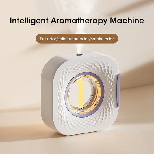 Home Desktop Diffuser Aromatherapy Machine USB Smart Air Purifier with Display for Car Bathroom Air Deodorization Shangri-la