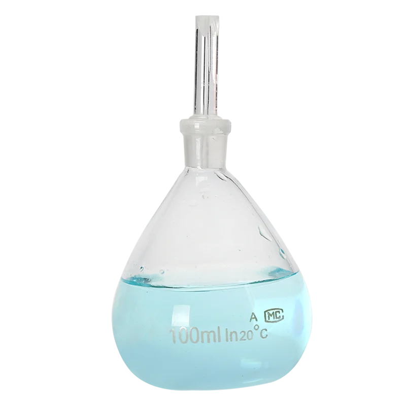 1pc Lab 5ml 10ml  25ml 50ml 100ml  Laboratory Glass Pycnometer Specific Gravity Bottle Picnometer