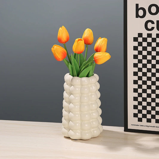 Nordic Light Luxury Style Vase Niche Highend Decorative Ornament Living Room Home Decoration