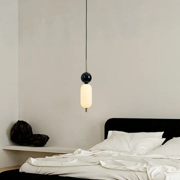 Stone Led Pendant Lights for Hotel Bedside Bedroom Marble Modern Luxury Hanging Lamp Island Kitchen Ceiling Chandeliers Bathroom