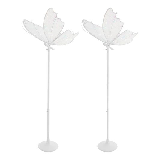 Butterfly Floor Lamp Wedding Colorful Butterfly Decoration Path Lights 60cm 2PCS LED Ambient Light