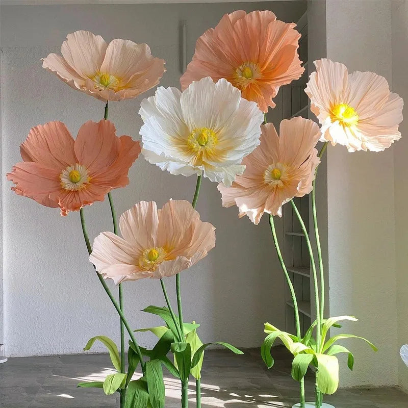 185cm Wedding Artificial Flowers Wedding Road Lead Flower Home Decor Mariage Party Supplies Window Garden Decoration Accessories