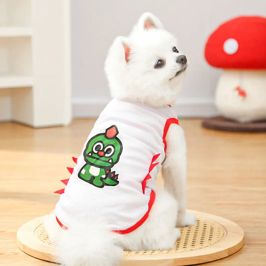 Summer Dog Sweatshirt Dog Clothes For Small Medium Puppy Soft Dog Vest Xs-2xl Cool And Fast Dry T-shirt Pomermain Ropa Para