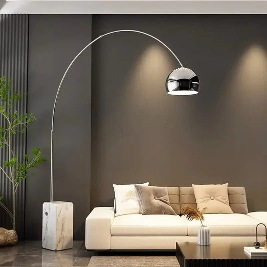 Italian High-end Marble Designer Simple Atmosphere Parabola Next To The Living Room Sofa Light Luxury Floor Lamps Standing Lamps