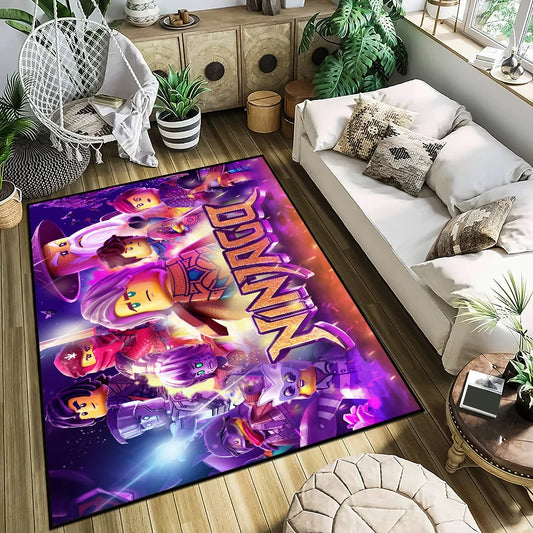 Cartoon N-Ninjago Cool Door Mat Entrance Non-slip Washable Kitchen Carpet Living Room Hallway Rug Bathroom Decoration