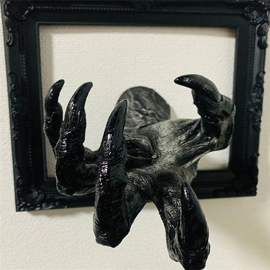 The Witch's Hand Wall Hanging Wall-mounted Simulation Hands Statue 3d Decorative Resin Art Open Hand Sculpture Декор Для Дома