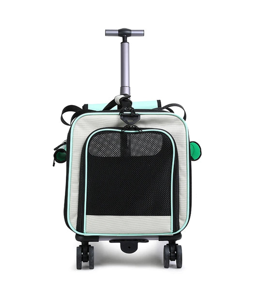 Pet Trolley Cat Bag Extra Large Portable Case Detachable Dog Trolley Case Large Foldable Pet Bag Cat Travel Carrier Bag