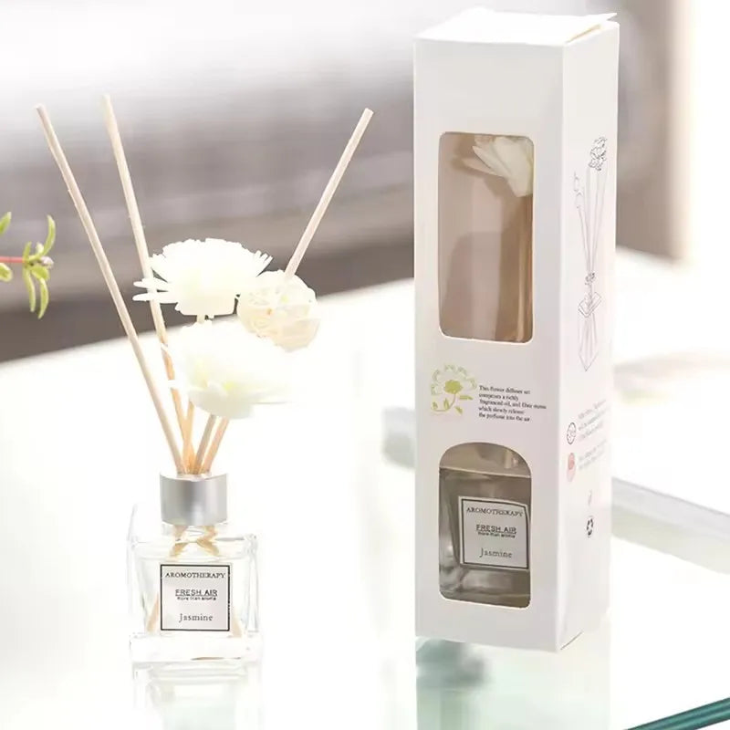 New rose and cherry blossom scented diffuser for home decoration, fresh and long-lasting perfume