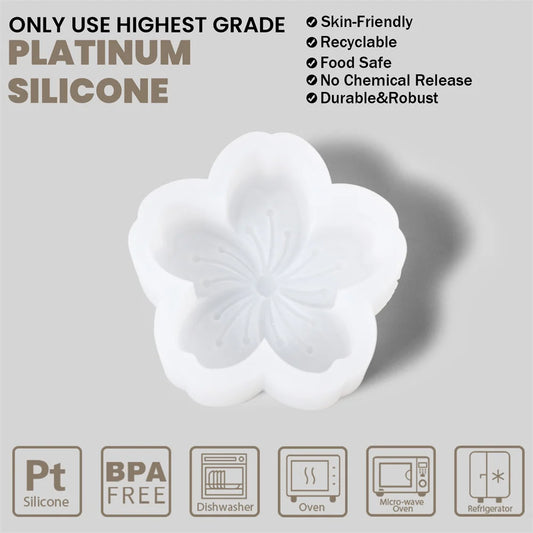 Flower Shape Silicone Mold for Candles Aromatherapy Candle Mold Handmade DIY Craft Home Decor