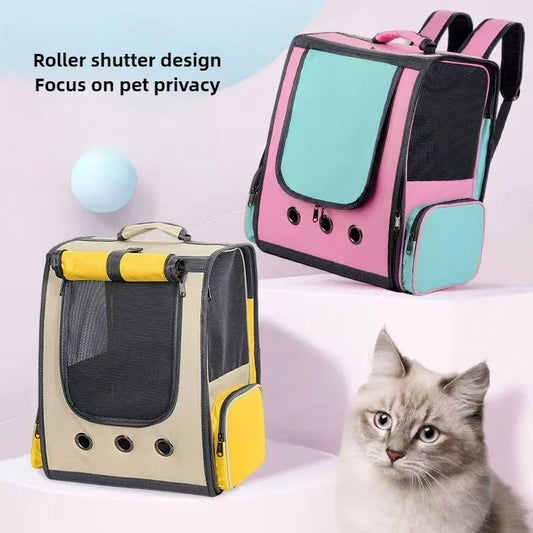 Handheld Pet Backpack Breathable Lithe Cat Backpack Wear Resistant Practical Pet Supply Backpack Comfort Soft Non-slip Cat Bag