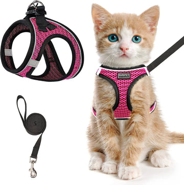Dog and Pet Chest Harness, Cat Collar, Vest-Type Dog Leash, Reflective and Breathable Dog Lead, Pet Supplies