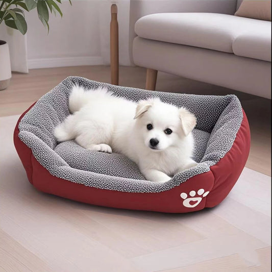 Sofa Dog Bed for Small Medium Large Dogs Pomeranian Chihuahua Square Sleeping Cat Bed Washable Soft Dog Pad Cat Pad