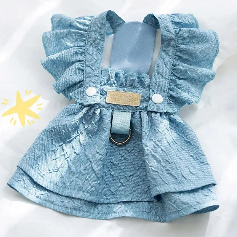 Dog Clothing Summer Clothes Dresses for Dogs Pets Dress Pet Puppy Small Apparel Apparels Supplies Products Home Garden