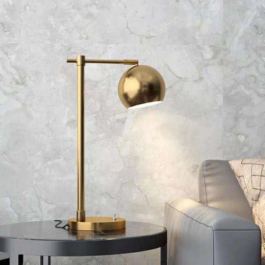 Gold Industrial Table light Vintage Desk Lamp Reading Lamp Bedroom Living Room Office LED Nightstand Lamp With E27 Holder