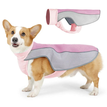 Pet Dog Clothes Breathable Vest Heatstroke Prevention and Cooling Summer Pet Harness Small and Medium-sized Dog Cool Clothes