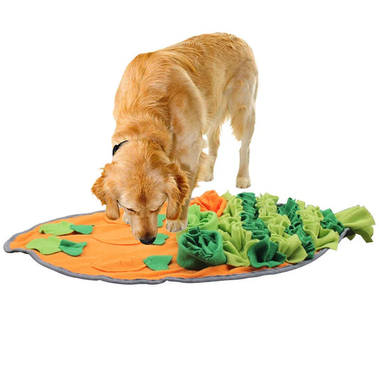 Dog Snuffle Mat Interactive Slow Feeder Puzzle Toy for Dogs Mental Stimulation Energy Burning Scent Game Non-Slip Foraging Mat