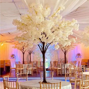 Artificial Cherry Blossom Tree Fake Wishing Tree Wedding Table Decor Garden Hotel Shopping Mall Home Decor 1.2M