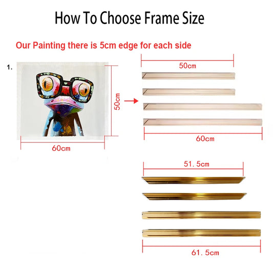 DIY Aluminum Metal Frame, Picture Modern Painting Frame, And Inner Wooden Diy Frame , 2PCS Together Frames, Oil Painting Frame