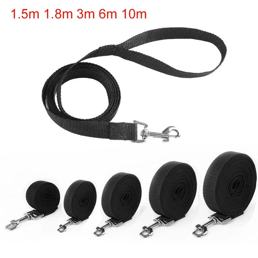 Long Nylon Pet Dog Leash For Small Big Dogs Cats Outdoor Hiking Puppy Lead Rope Durable Labrodor Traction Belt 1.5m 3m 10m 30m
