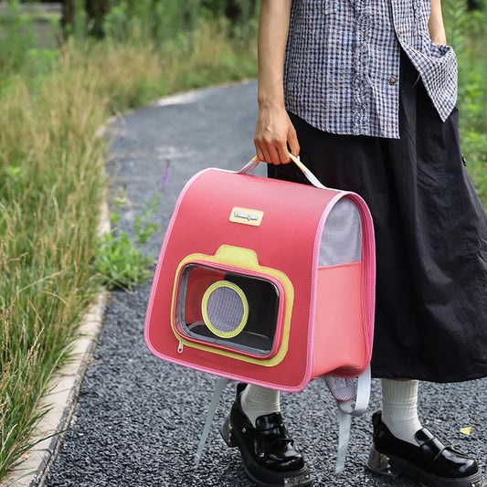 Cat Bag Outing Bag Portable Cat Backpack Pet Backpack Pet Backpacks Dog Handheld Pet Backpack