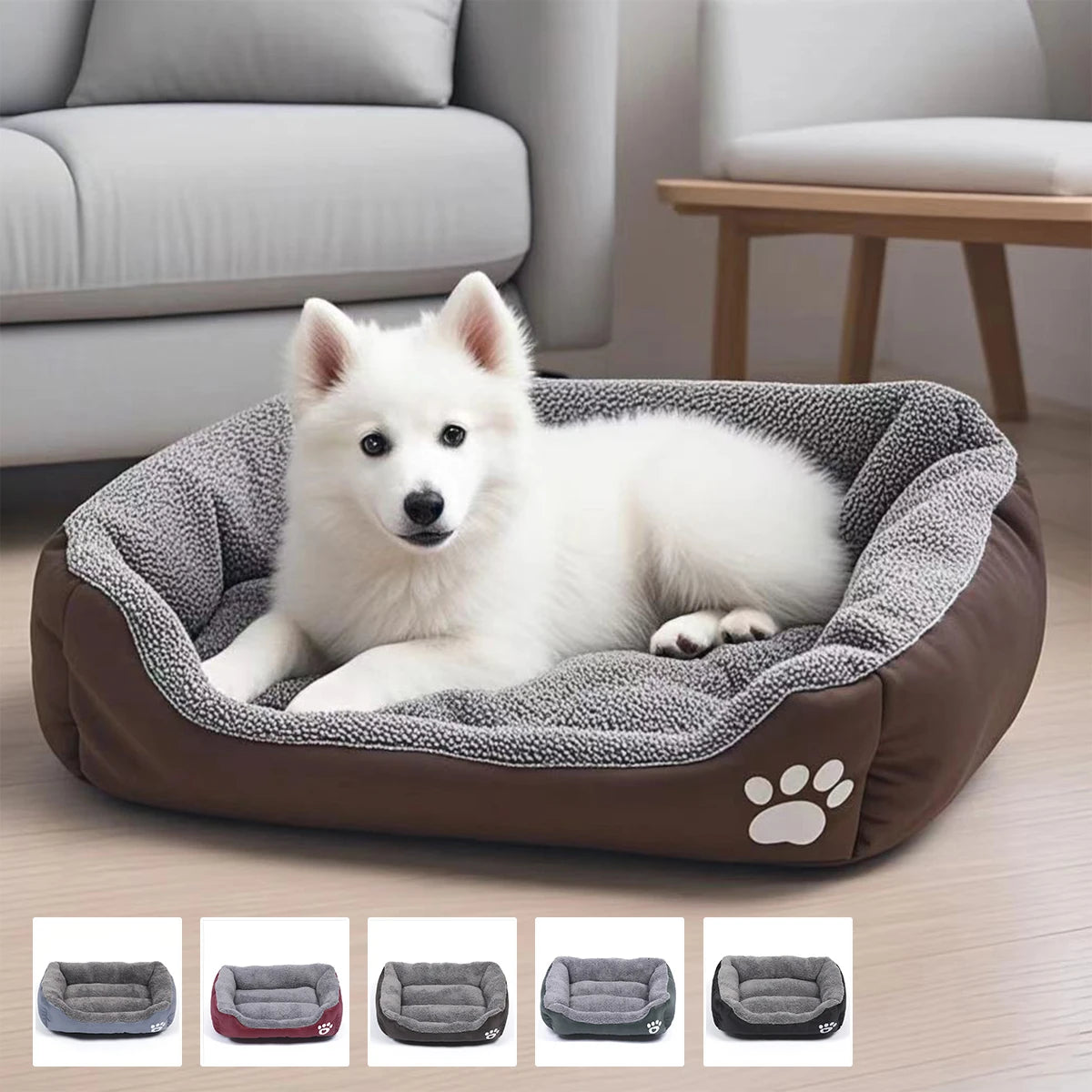 Sofa Dog Bed for Small Medium Large Dogs Pomeranian Chihuahua Square Sleeping Cat Bed Washable Soft Dog Pad Cat Pad