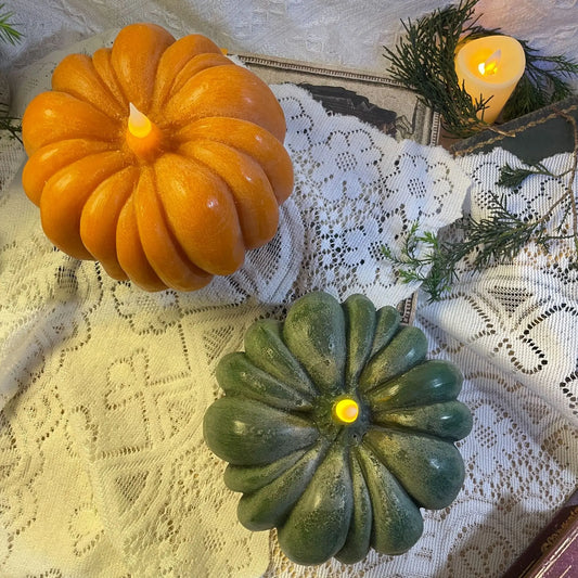 Halloween Pumpkin Electronic Candle Home Atmosphere Decoration Ornament Candle Light