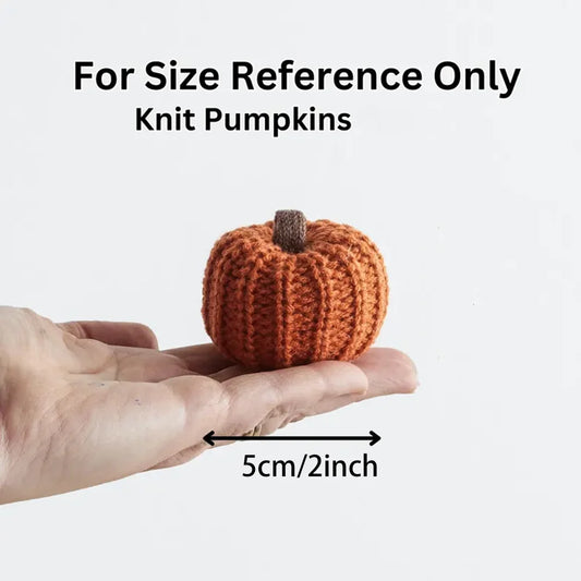 Knit Pumpkin Garland for Mantel Halloween Banner Fall Bookshelf Decor Baby Shower Birthday Gift Backdrop Autumn Decor Supplies