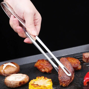 1PC Korean Barbecue Clip 304 Stainless Steel Barbecue Clip Kitchen Extended Food Ffood Clip Barbecue Shop Special Steak Utensils