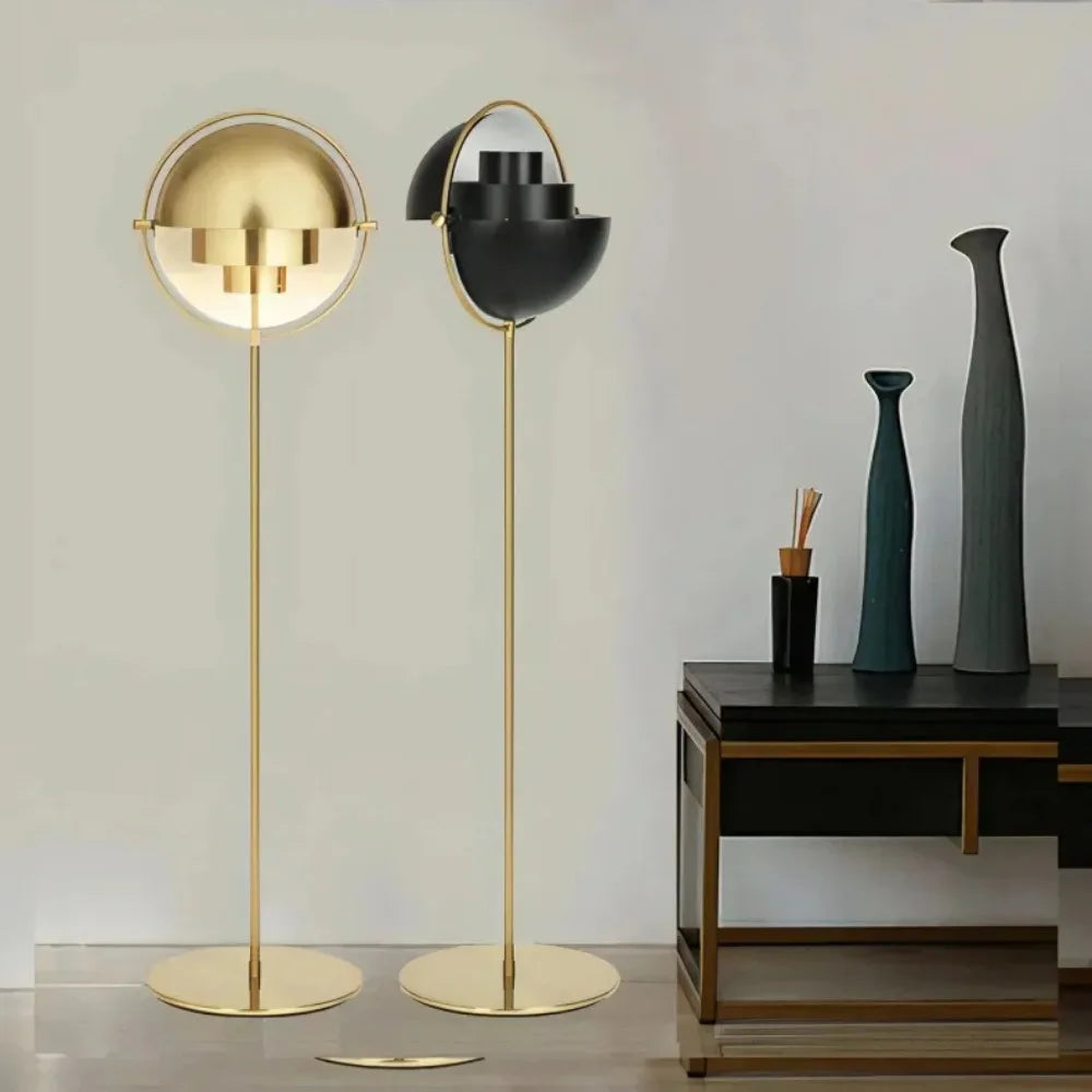 Modern Danish Gubi Floor Lamp Iron LED Nordic Lighting Bedroom Living Dining Room Home Decor Black Gold Chrome Floor Light