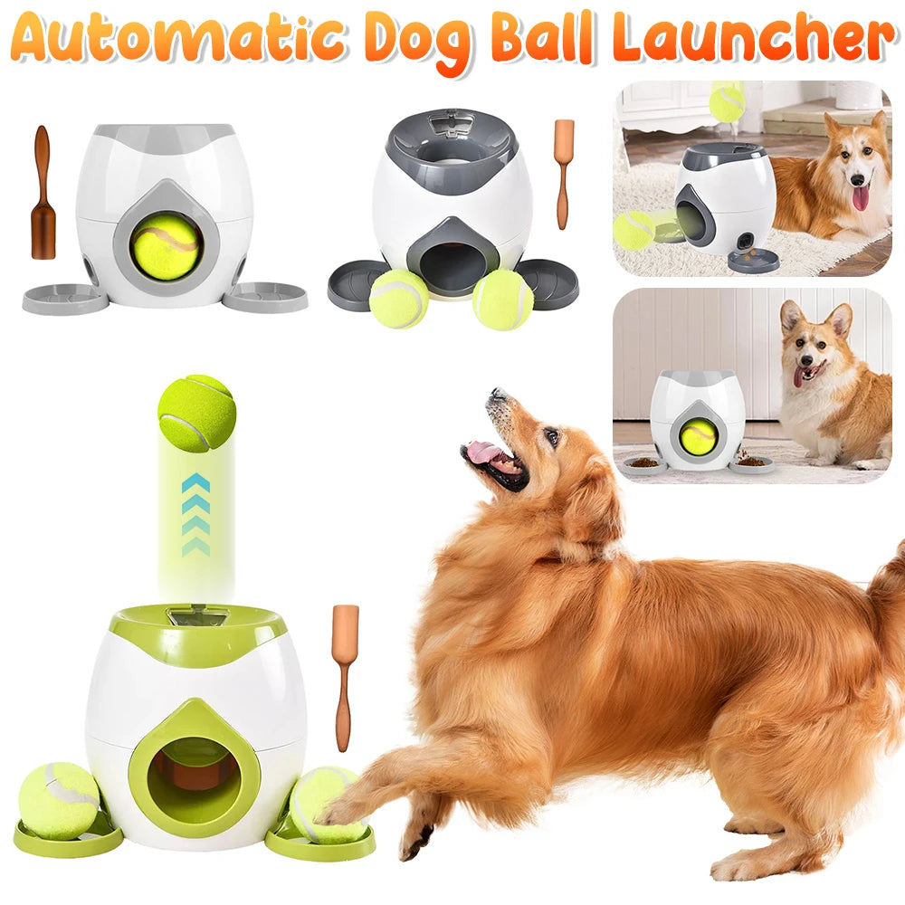 Automatic Dog Ball Launcher Funny Throwing Smart Feeder Pet Feeder Dog Tennis Ball Machine For Small And Medium Dogs Supplies