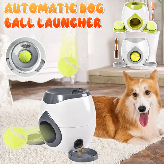 Automatic Dog Ball Launcher Funny Throwing Smart Feeder Pet Feeder Dog Tennis Ball Machine For Small And Medium Dogs Supplies