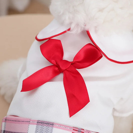 Dog Clothes Spring Skirt Teddy Bichon Pomeranian Small Dog Summer Princess Dress Pet Spring Summer Thin